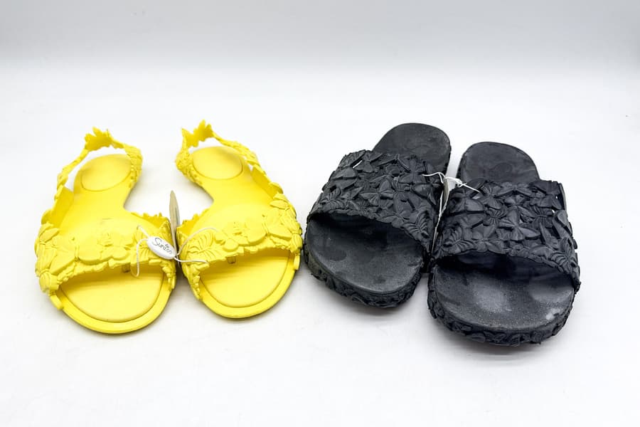 2 Paar Damen Badesandalen Sunies, Gr. 40